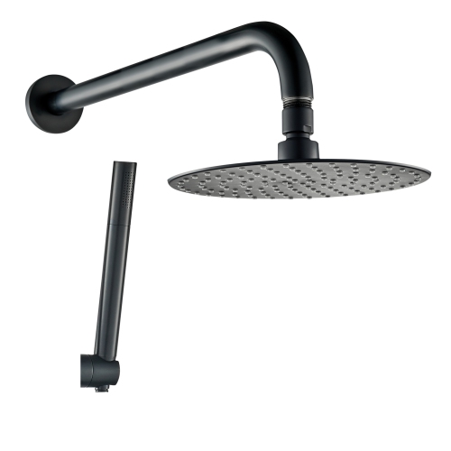 Robinet de douche Akuaplus® Elite avec rail coulissant - Noir mat