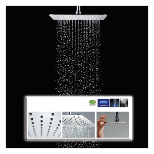 Akuaplus® Irene Shower Faucet with Sliding Rail - Chrome