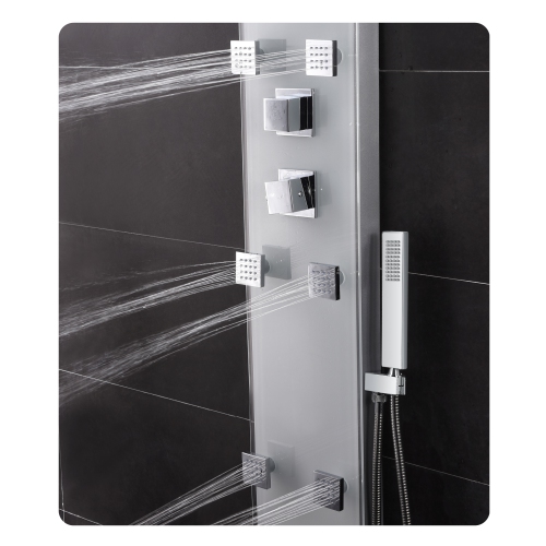 Akuaplus® Zara Shower Panel - White