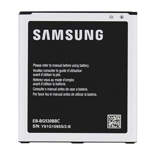 Batterie originale pour Galaxy Grand prime EB-BG530BBE de 2600 mAh de Samsung pour SM-G5308W