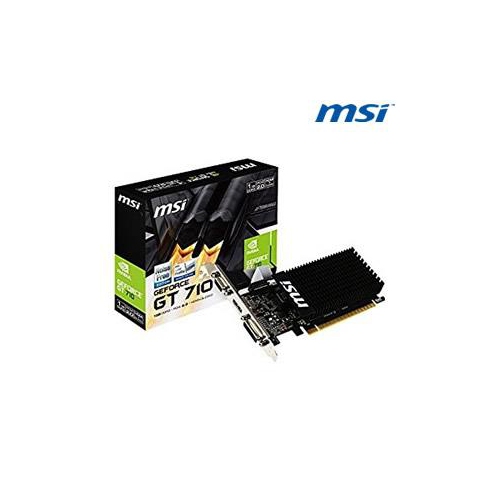 MSI GT710 1GB DDR3 Low-Profile PCIe VGA 