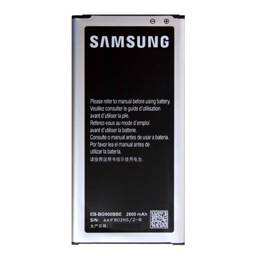 Batterie originale pour Galaxy S5 de Samsung EB-BG900BBU de 2800 mAh pour SM-G900W8 i9600 Neo
