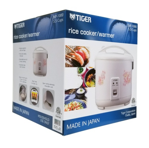 Tiger JNP-1000 Conventional Rice Cooker, 5.5 Cups - Made in Japan