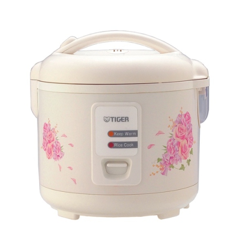 Tiger JAZ-A18U Series Conventional Rice Cooker With Floral Design, 10 Cups