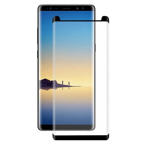 Protecteur d’écran en verre trempé incurvé de qualité supérieure d’iShieldz - pour Note 8 de Samsung