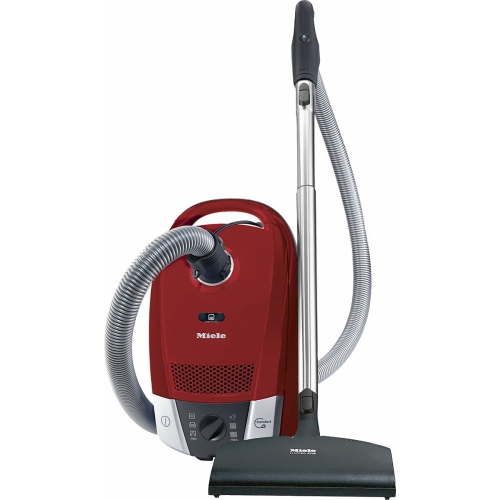 MIELE  Compact C2 Cat & Dog Bagged Canister Vacuum Cleaner - Mango In Red Miele dog &amp; cat vacuum