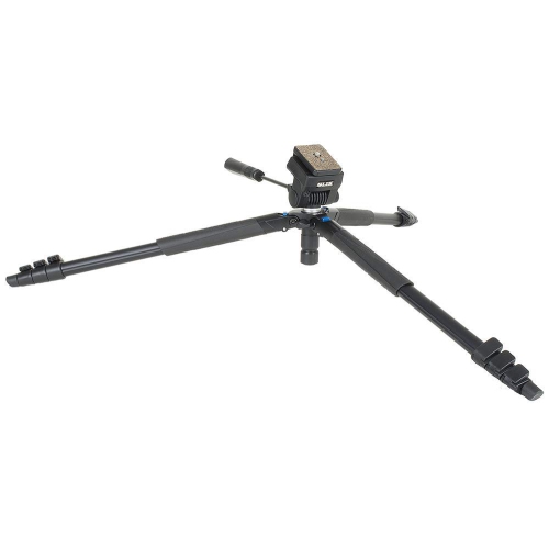 SLIK Video Sprint III w/Sprint Video Head for Mirrorless/DSLR Sony Nikon Canon Fuji Cameras and More - Black