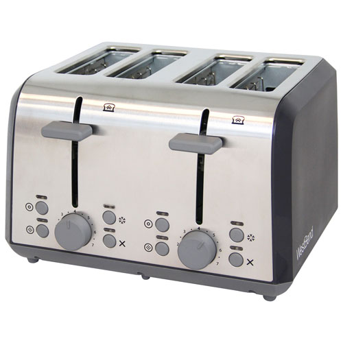 West Bend Toaster - 4-Slice - Silver