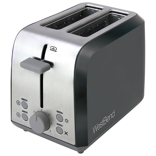 West Bend Toaster - 2-Slice - Silver
