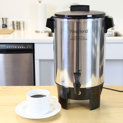 Percolateur de 30 tasses de WestBend - Argenté