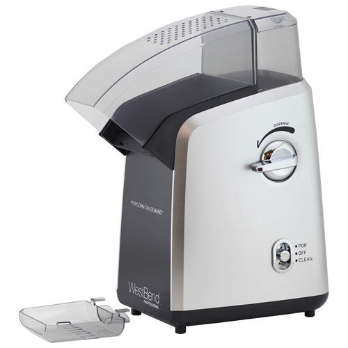 West Bend Popcorn on Demand Popcorn Maker - Silver