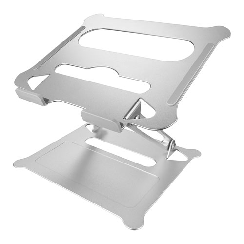 Insignia Ergonomic Adjustable Laptop Stand - Silver - Only at Best Buy