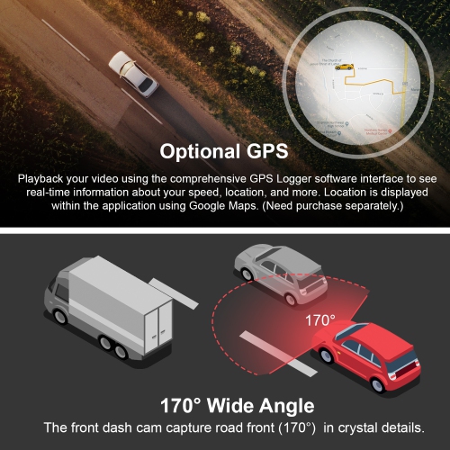 Rexing M1 Pro Front and Rear Mirror Dash Cam