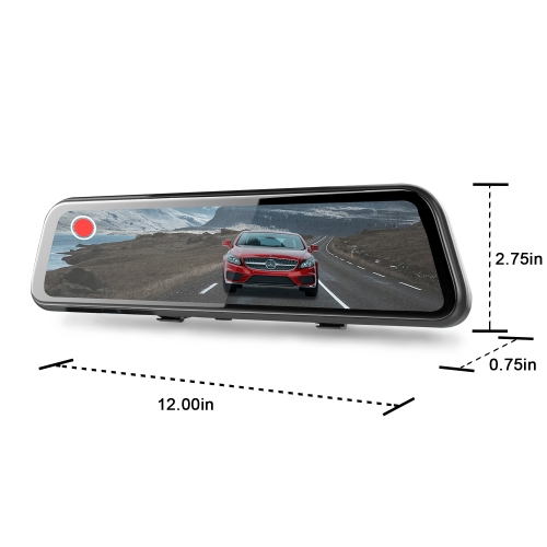 Rexing M1 Pro Front and Rear Mirror Dash Cam