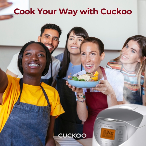 Cuckoo CR-0632F Multifunctional & Programmable Electric Rice Cooker, Intelligent Cooking Algorithm, 6 Cups - 12 Cups (Cooked), Made in Korea,