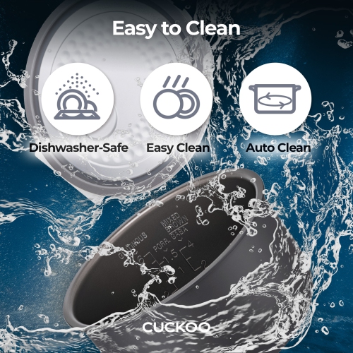 Cuckoo CR-0632F Multifunctional & Programmable Electric Rice Cooker, Intelligent Cooking Algorithm, 6 Cups - 12 Cups (Cooked), Made in Korea,