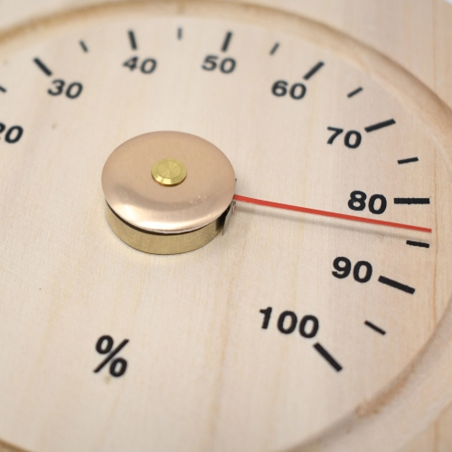 ALEKO WJ01 Sauna accessoire fabriqué à la main Sauna Hygromètre en pin finlandais