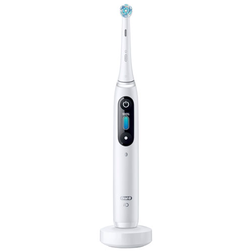 Oral-B iO Series 8 Smart Electric Toothbrush (iO M8.3A1.1B) - White Alabaster