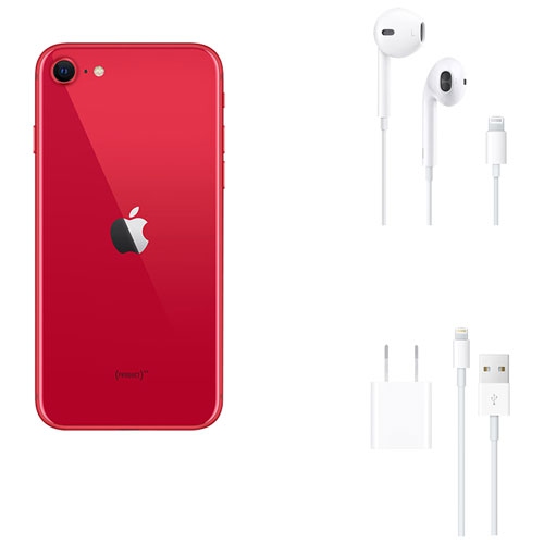 Refurbished - Apple iPhone SE (2nd generation) 64GB Smartphone - (Product)RED- Unlocked