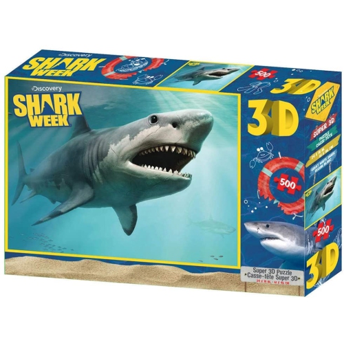 3d puzzle shark