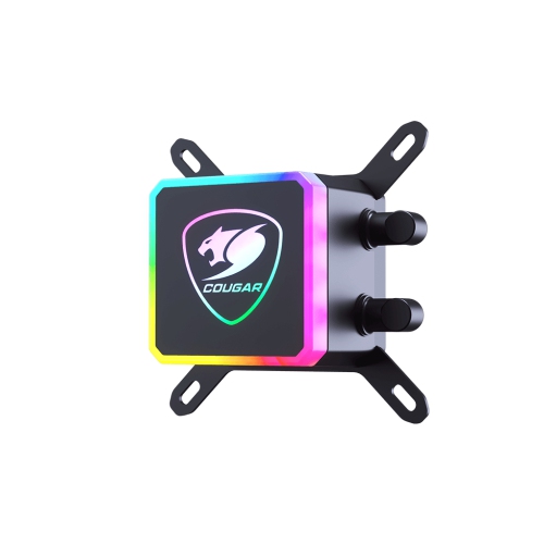 Cougar AQUA 120 High Performance Liquid Cooler|Vortex Omega 120 RGB Fans x1 + RGB Pump Head|Wireless Controller