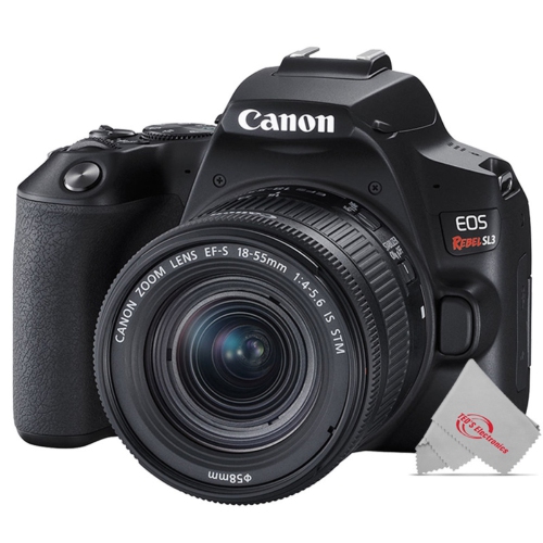 Canon EOS Rebel SL3 DSLR Camera with 18-55mm Lens Kit - Black - Open Box