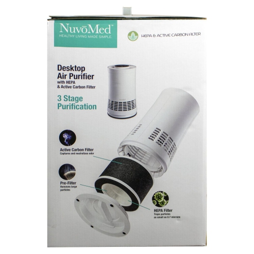 NuvoMed Tabletop HEPA Filtered Air Purifier