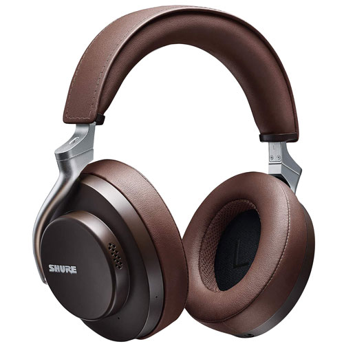Shure AONIC 50 Over-Ear Noise Cancelling Bluetooth Headphones - Brown