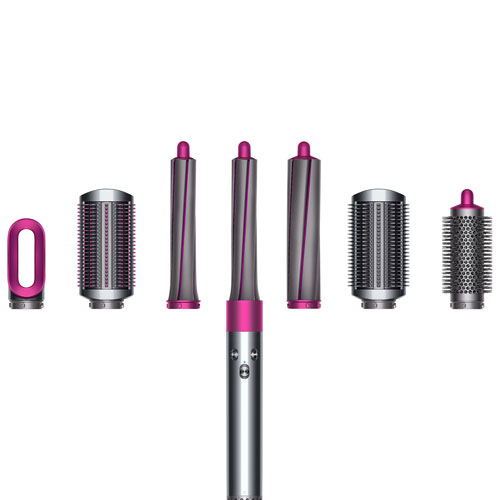 Dyson Airwrap Styler Complete Long Curling Iron - Iron/Fuchsia