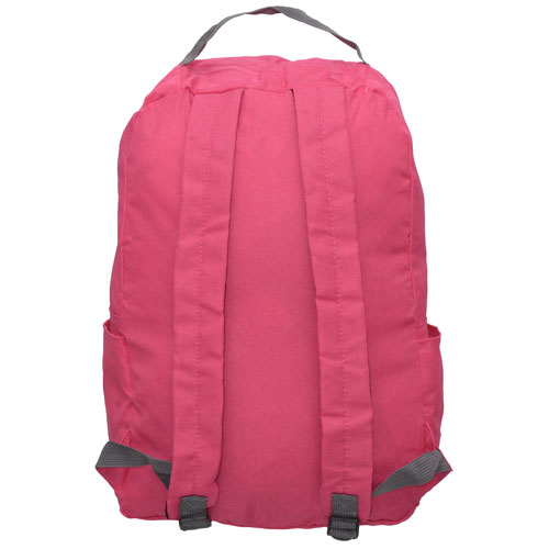 Nicci Foldable Travel Backpack - Rose Red