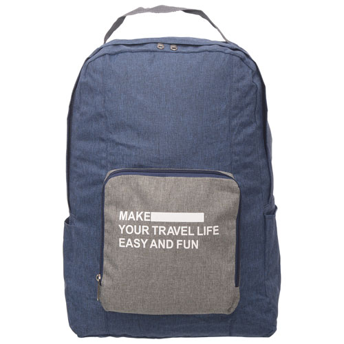 Nicci Foldable Travel Backpack - Dark Blue