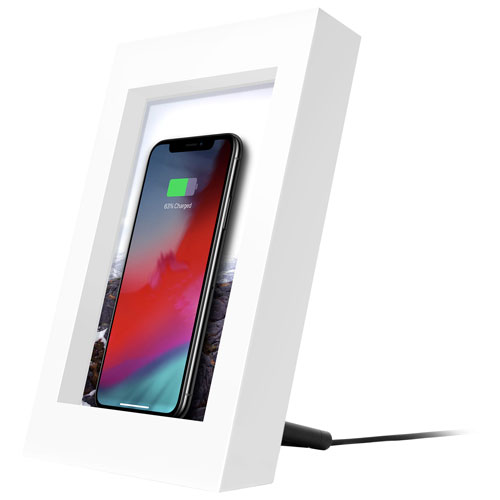 Twelve South PowerPic 10W Wireless Charging Picture Frame Stand - White