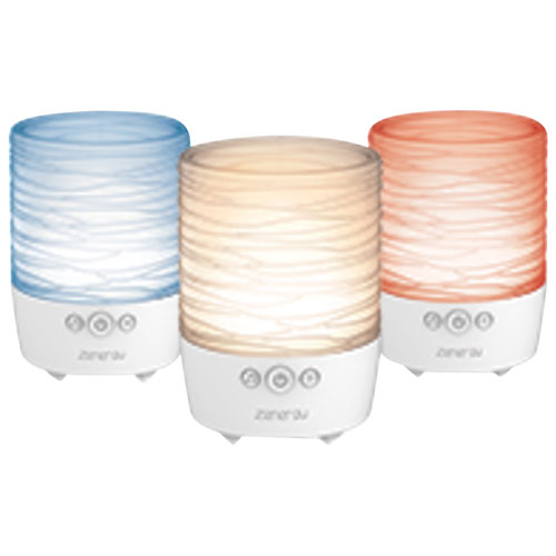 iHome Zenergy Portable Bluetooth Meditative Light, Speaker and Sound Therapy Candle - White