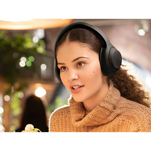 Casque d'écoute Bluetooth à suppression du bruit WH-1000XM4 de Sony - Noir