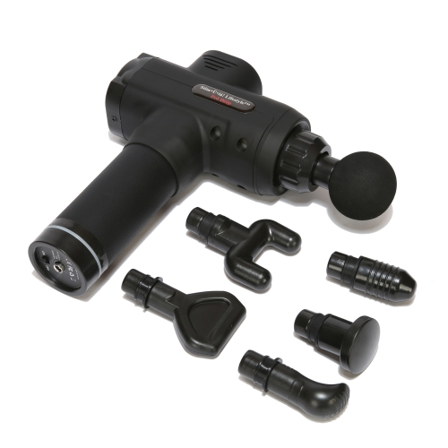 Stimula Lifestyle Pro Deep Portable Electric Professional Deep Tissue Kinetics Therapy Theurapuetic Muscle Massage Gun for Pain - Black