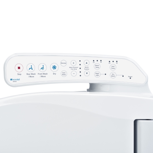 Brondell Swash SE400 Advanced Bidet Seat, Round White - FREE SHIPPING