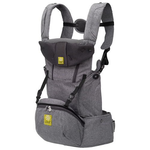 LILLEbaby SeatMe Ergonomic Three Position Baby Carrier - Heathered Grey