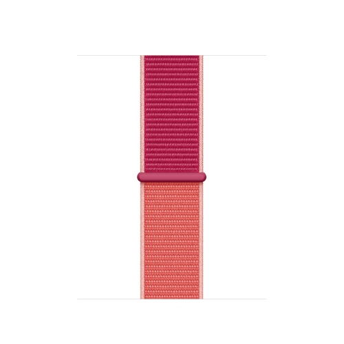 Apple Watch Series 5 (GPS) 40mm Silver Aluminum with Pomegranate Sport Loop - Certified Refurbished by APPLE - Refurbished condition - Image 3
