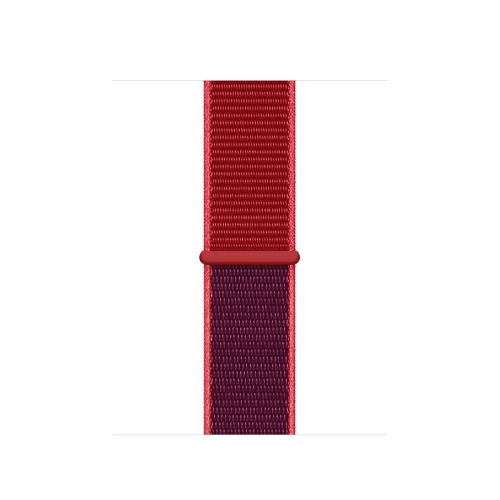 Apple Watch Series 5 (GPS) 40mm Space Grey Aluminum with Red Sport Loop by APPLE - Refurbished condition - Image 3