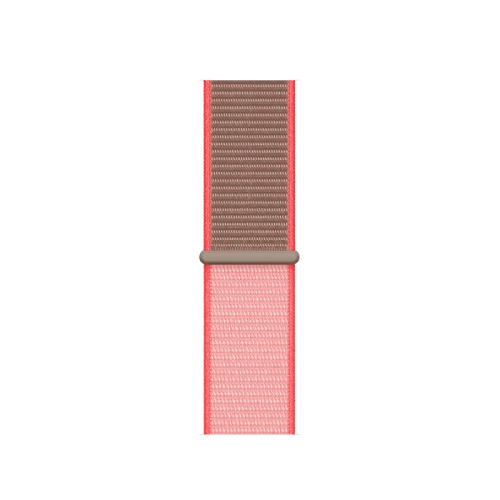 Apple Watch Series 5 (GPS) 40mm Space Grey Aluminum with Neon Pink Sport Loop by APPLE - Refurbished condition - Image 3