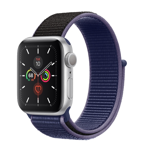 Apple Watch Series 5 (GPS) 40mm Silver Aluminum with Midnight Blue Sport Loop - Certified Refurbished by APPLE - Refurbished condition - Image 2
