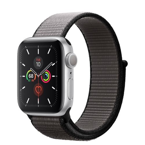 Apple Watch Series 5 (GPS) 40mm Silver Aluminum with Anchor Grey Sport Loop - Certified Refurbished by APPLE - Refurbished condition - Image 2