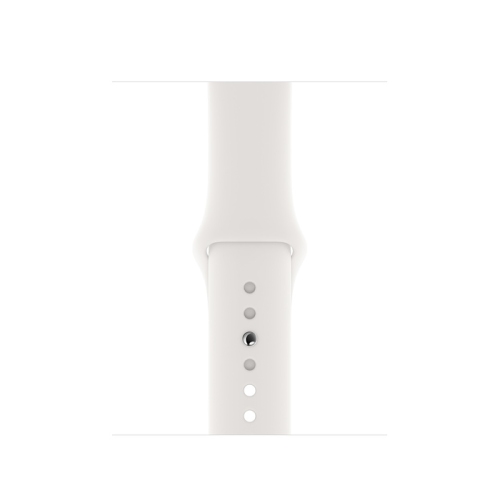 Apple Watch Series 5 (GPS) 40mm Silver Aluminum with White Sport Band - Certified Refurbished by APPLE - Refurbished condition - Image 3