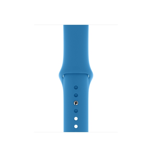 Apple Watch Series 5 (GPS) 40mm Space Grey Aluminum with Surf Blue Sport Band by APPLE - Refurbished condition - Image 3
