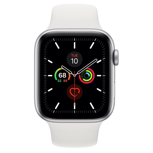Apple Watch Series 5 (GPS + Cellular) 44 mm aluminium argenté 