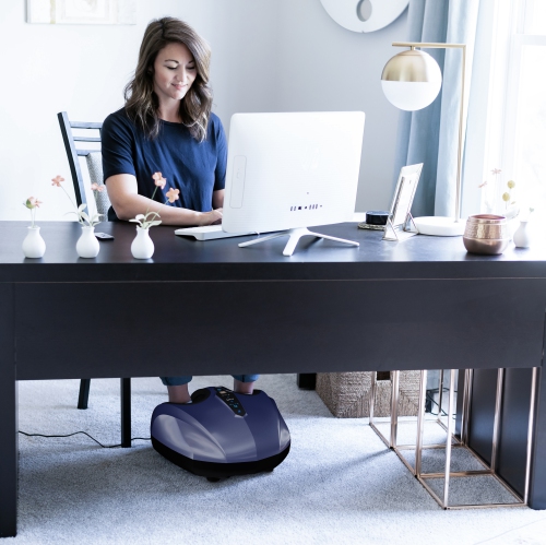 Appareil de massage pour les pieds MIKO avec pétrissage profond, compression, Shiatsu et chaleur commutable pour fasciite plantaire, neuropathie,