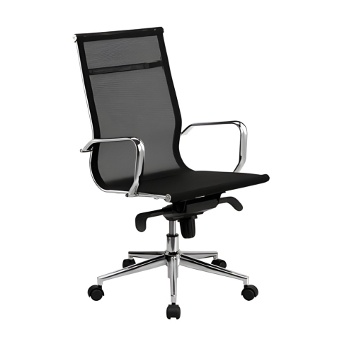 Nicer Furniture Group Style High Back Mesh Executive Chair, Black