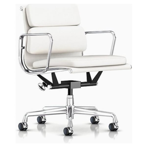 Eames Aluminum Group Style Management Low Back Chair with Genuine