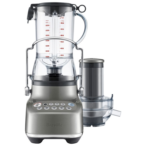Breville 3X Bluicer 1.5L 1000-Watt Stand Blender and Juicer - Smoked Hickory