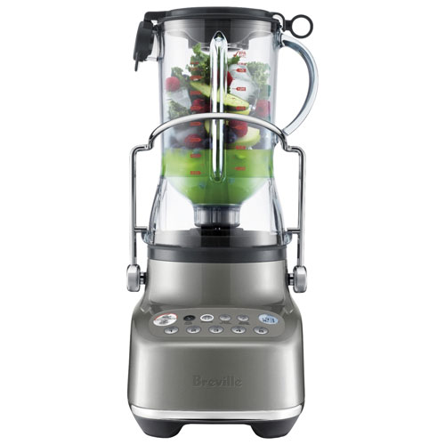 Breville 3X Bluicer 1.5L 1000-Watt Stand Blender and Juicer - Smoked Hickory